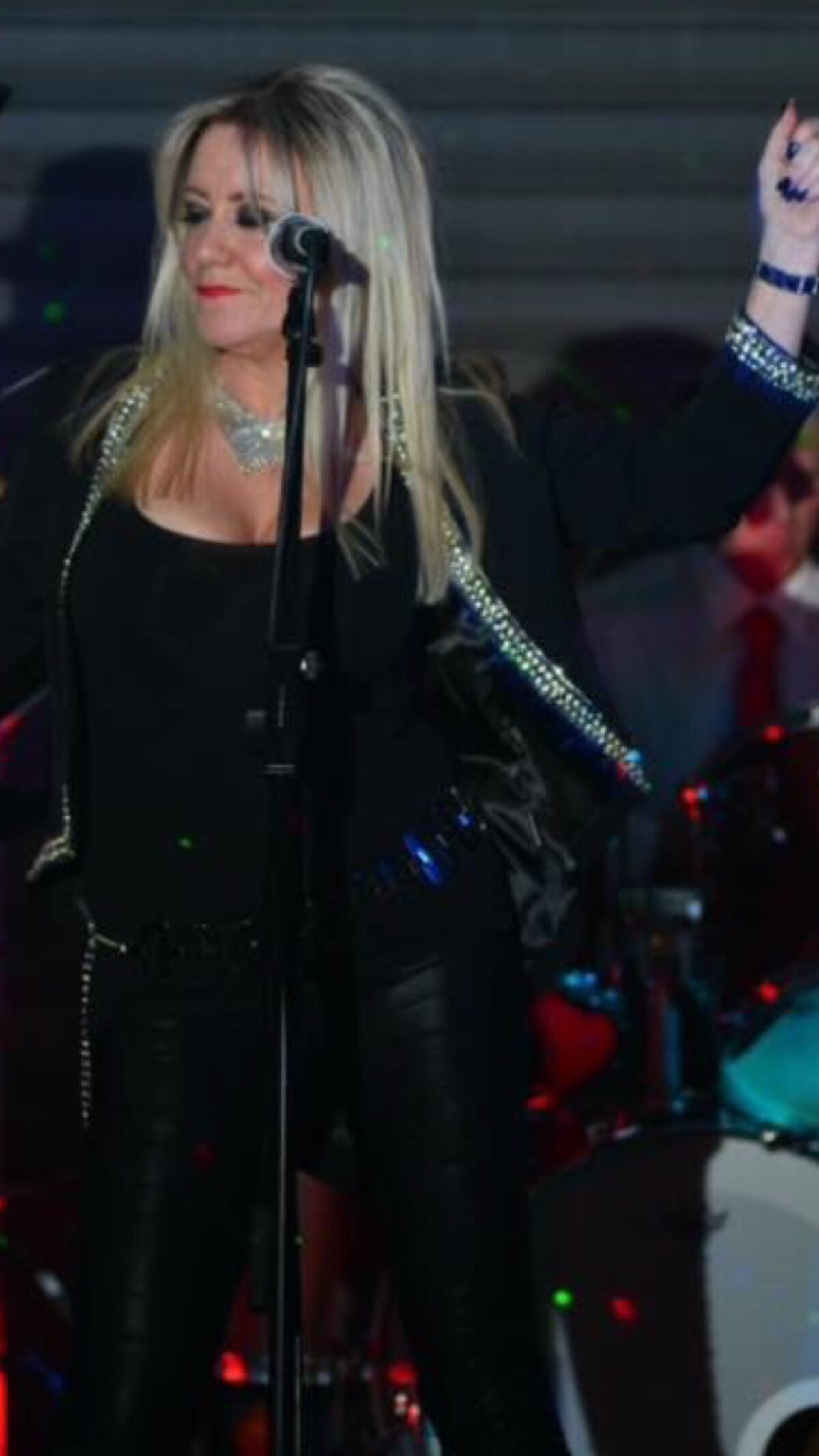 Michelle in an earlier band