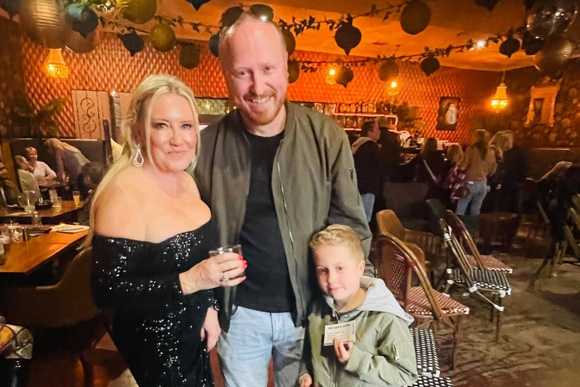 Michelle and James performing